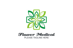 Flower Medical Logo: Graphics and Logos for Local Business