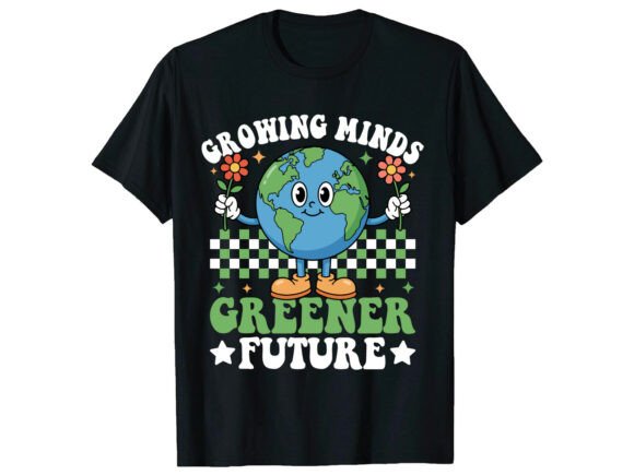 Grow Your Brand with Growing Minds Earth Day T-Shirt Graphics