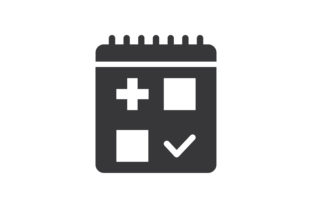Medical Checklist Glyph Vector Icon for Graphics and Icons