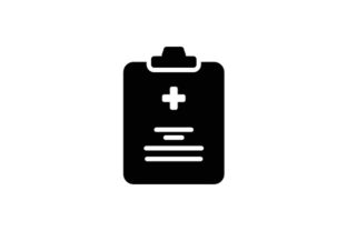 Medical Report Icon: Graphics and Icons for Editorial Design