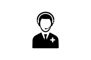Medical Service Glyph Vector Icon