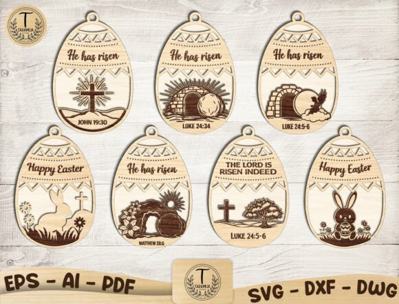 Religious Easter Laser Cut SVG Bundle