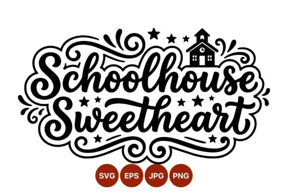 Schoolhouse Sweetheart Calligraphic