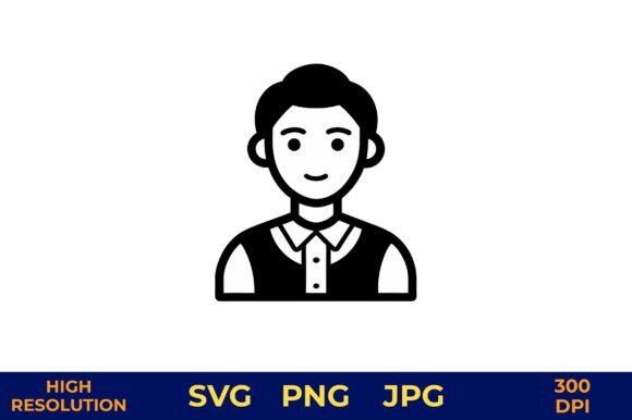 Student in Uniform Isolated Vector Graphics