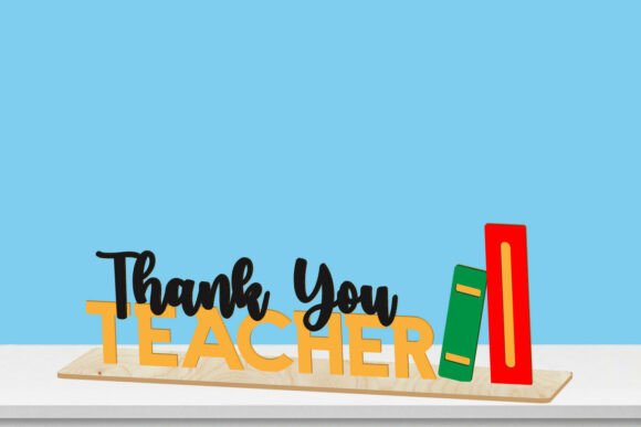 Teacher Laser Cut Decor for Home Decor